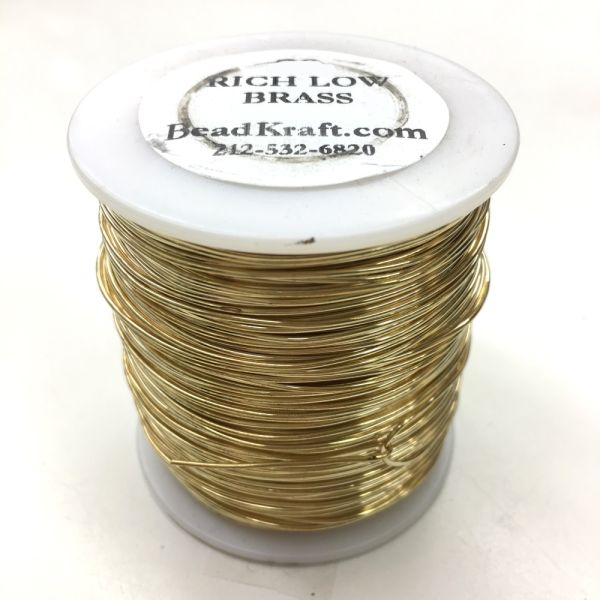 BULK, 28 Gauge, R.L. Brass Wire, 1 LB (2000Feet)
