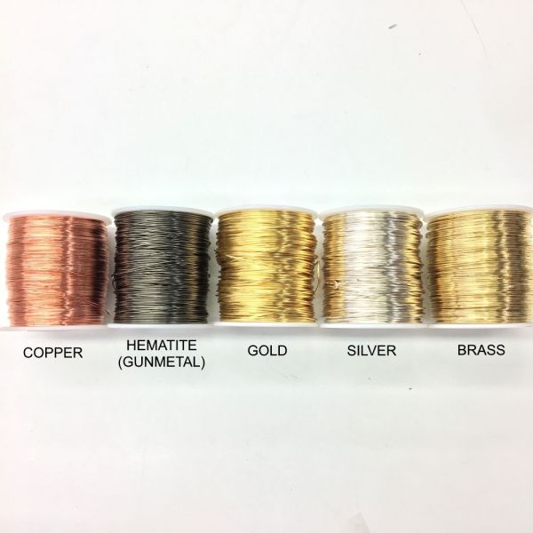 BULK, 18 Gauge, Bare Copper Craft Wire, 1 LB (200 Feet)