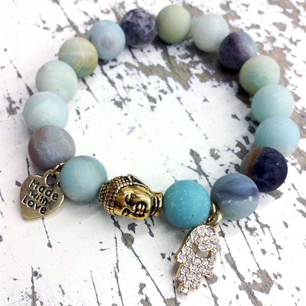 Made with Love Metal Charms (Silver) (35 PCS)