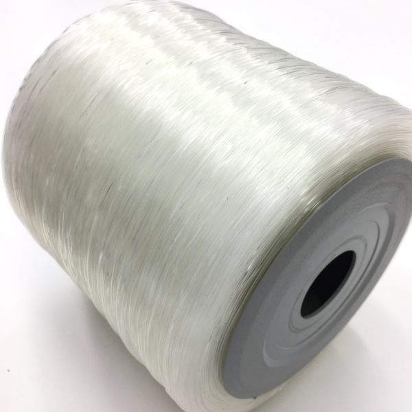 BULK & FACTORY DIRECT: 0.8MM Stretch-tastic Elastic Cord, Clear (3050 Meters)