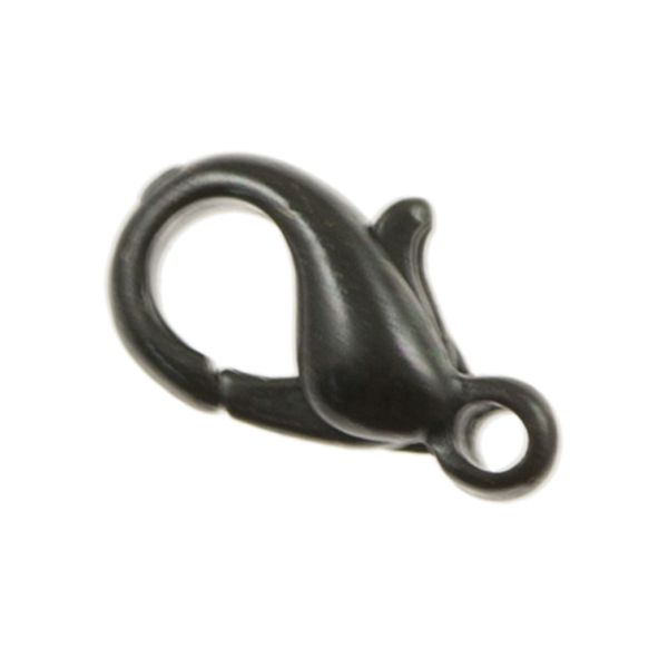 Lobster Claw Clasp, 10mm, Black Oxide (36 Pieces)	