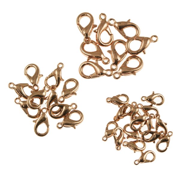 Lobster Claw Clasp, 12mm, Copper (36 Pieces)