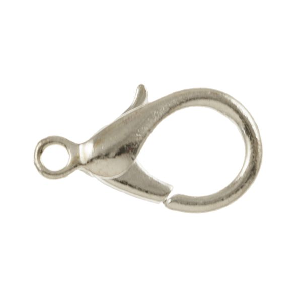 Lobster Claw 10X5MM Silver-Plated (72 Pieces)