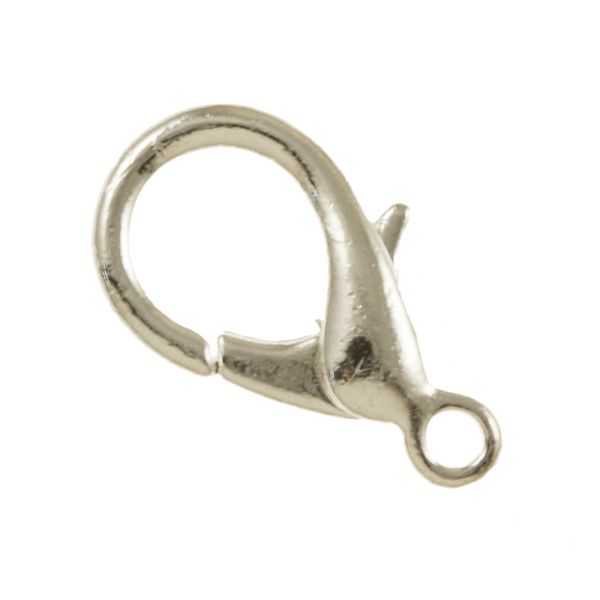 Lobster Claw 10X5MM Silver-Plated (72 Pieces)