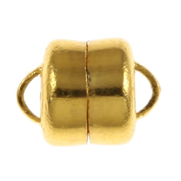 Small Magnetic Clasp, 5mm, Gold (6 Pieces)