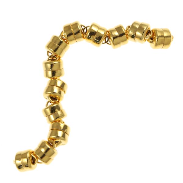 Small Magnetic Clasp, 5mm, Gold (6 Pieces)