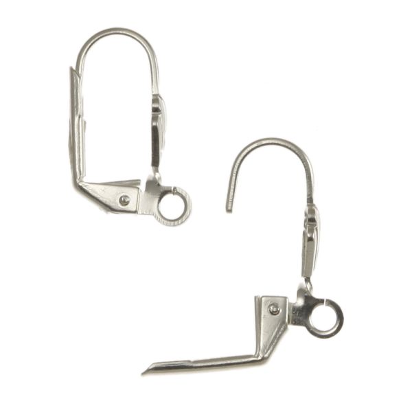 Leverback Earring w/ Shell, Silver-Plated (36 Pieces)