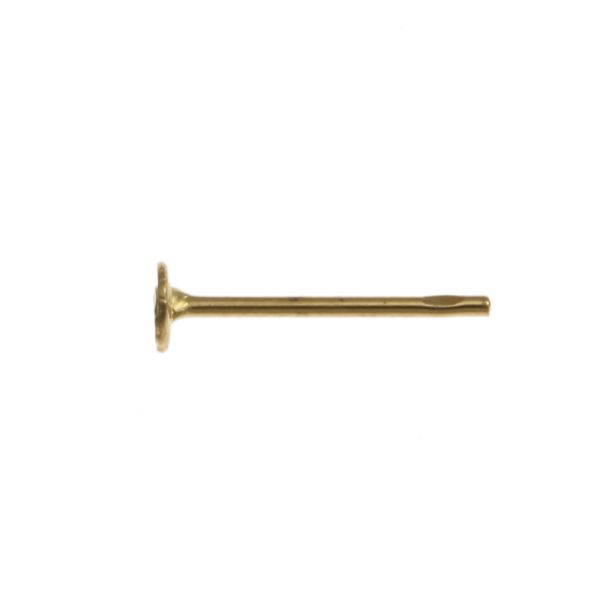 Post w/3MM Flat Pad Gold-Plated (144 Pieces)