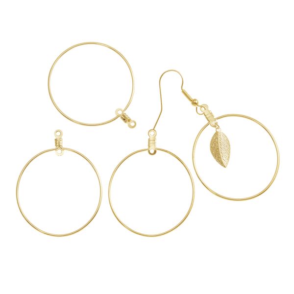 Wire Hoop w/ 2 Loops 1.25