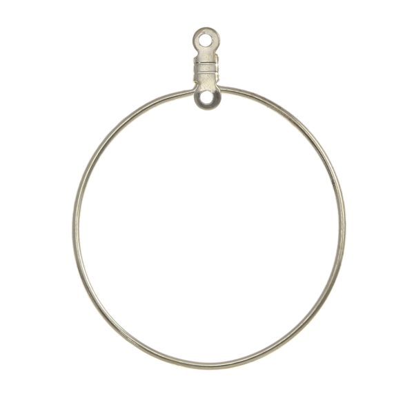 Wire Hoop w/ 2 Loops 1.25