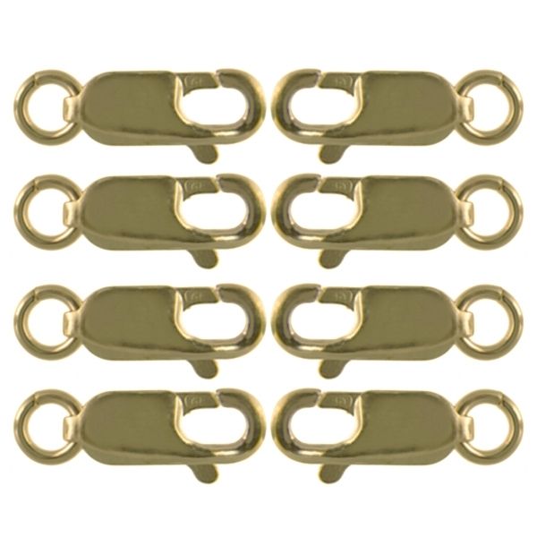 13.5mm Lobster Clasp w Ring (Gold Filled) (5 Pieces)