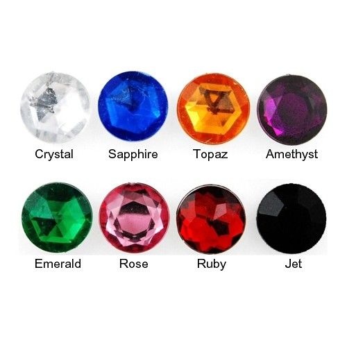 13MM Acrylic Rhinestone-Choose Color (144 Pieces)