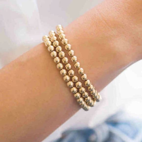 6mm Smooth Round Beads, 14K Gold Filled (10 Pieces)