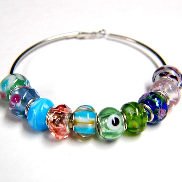 Pandora Style Beads-Assorted Designs (12 Pieces)