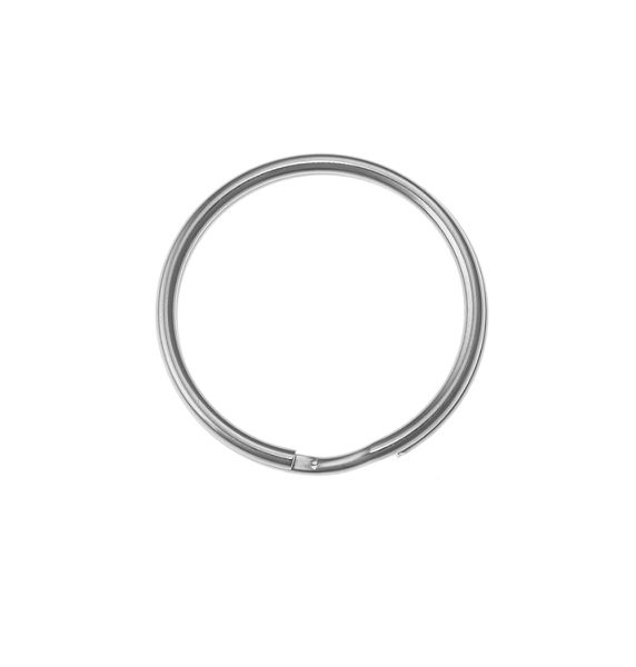 8MM Split Ring -Im.Rhodium (144 Pieces) | BeadKraft Wholesal