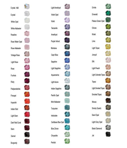 Preciosa Czech Crystal, Faceted Bicone Bead, Sun (Choose Size)