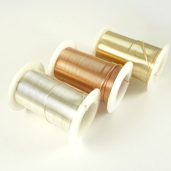  SILVER Tarnish-Resistant Craft Wire, Quality Lacquered Finish, CHOOSE GAUGE SIZE (Per Spool)
