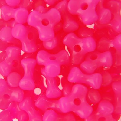 Neon Pink - Tri Beads Opaque Colors (600 Pieces)