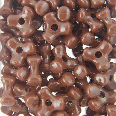 Brown - Tri Beads Opaque Colors (600 Pieces)