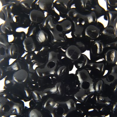 Black - Tri Beads Opaque Colors (600 Pieces)