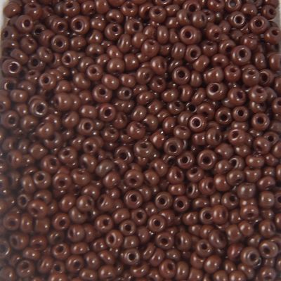 Opaque Seed Beads Size 10/0 -Brown, 1LB (500 Grams)