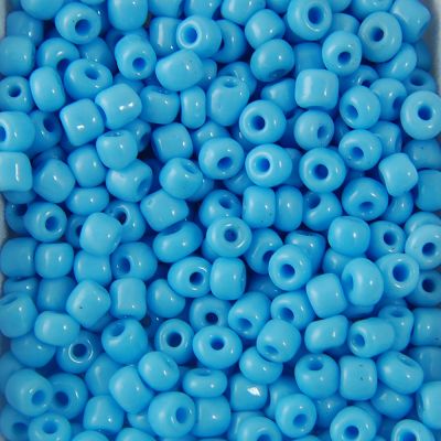 Opaque Seed Beads Size 6/0 -Lt.Blue, 1LB (500 Grams)