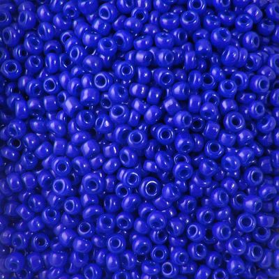 Opaque Seed Beads Size 10/0 -Royal Blue, 1LB (500 Grams)