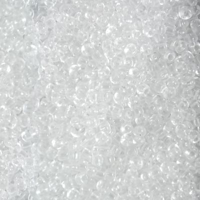 Seed Beads Size 10/0 -Crystal Clear, 1LB (500 Grams)