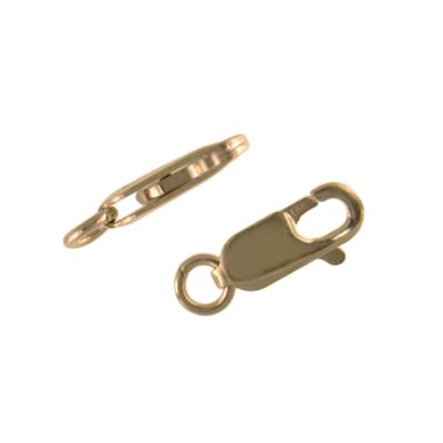 9mm Lobster Clasp w Ring, 14K Gold Filled (10 Pieces)