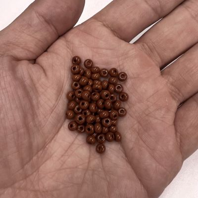 Czech Seed Beads Size 11/0 - Opaque Light Brown (Approx. 1/2 LB , 250 Grams)