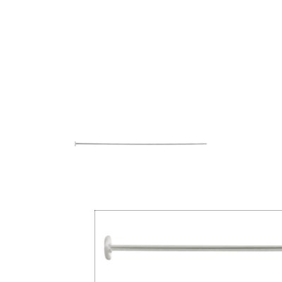 1 inch Headpin-bulk(Sterling Silver) (50 Pieces)