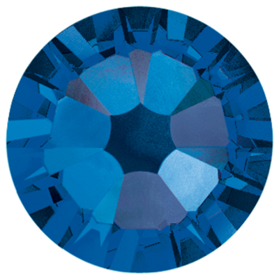 Capri Blue-Preciosa Hot Fix Flatback Rhinestones (Choose Size)