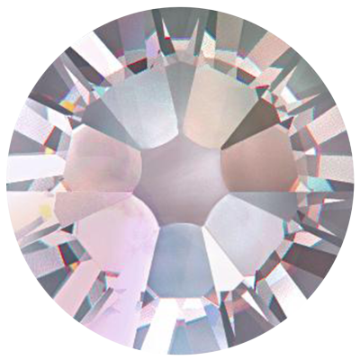 Crystal AB-Preciosa Hot Fix Flatback Rhinestones (Choose Size)