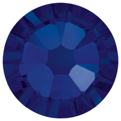 Dark Indigo-Preciosa Flatback Rhinestones (Choose Size)