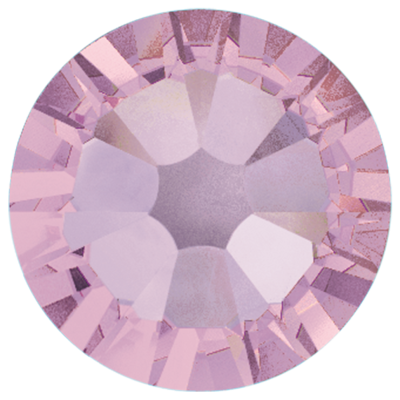 Light Amethyst-Preciosa Hot Fix Flatback Rhinestones (Choose Size)