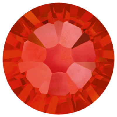 Light Siam-Preciosa Hot Fix Flatback Rhinestones (Choose Size)