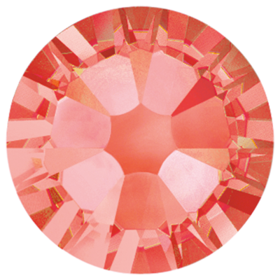 Padparadscha-Preciosa Hot Fix Flatback Rhinestones (Choose Size)