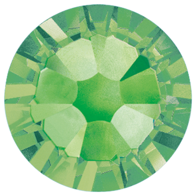 Peridot-Preciosa Hot Fix Flatback Rhinestones (Choose Size)
