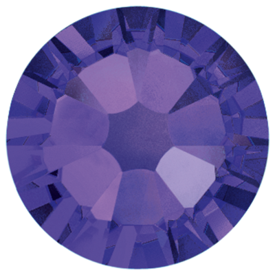 Purple Velvet-Preciosa Hot Fix Flatback Rhinestones (Choose Size)