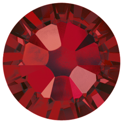 Siam-Preciosa Flatback Rhinestones (Choose Size)