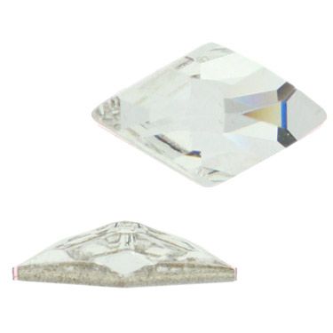 Swarovski 2709 Rhombus Flatback Rhinestone-Crystal (10mm x 6mm) (12PCS)