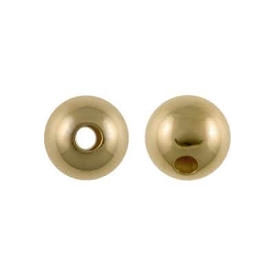 4mm Smooth Round Beads, 14K Gold Filled (50 Pieces)