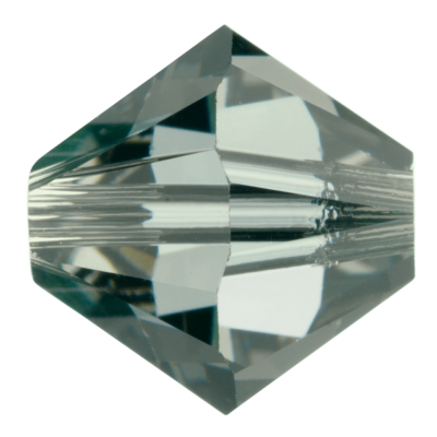 Preciosa Czech Crystal, Faceted Bicone Bead, Black Diamond (Choose Size)