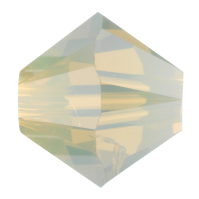 Preciosa Czech Crystal, Faceted Bicone Bead, Sand Opal (Choose Size)