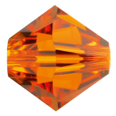 Preciosa Czech Crystal, Faceted Bicone Bead, Sun (Choose Size)