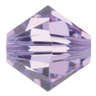 Preciosa Czech Crystal, Faceted Bicone Bead, Violet (Choose Size)
