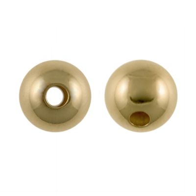 5mm Smooth Round Beads, 14K Gold Filled (20 Pieces)