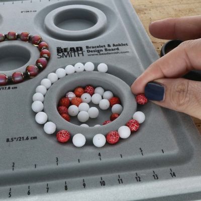 Bracelet Bead Board with Lid, 8 Sizes(Each)