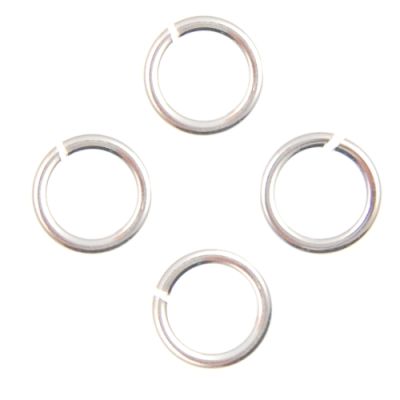 6MM Jump Ring (Sterling Silver) (50 Pieces)