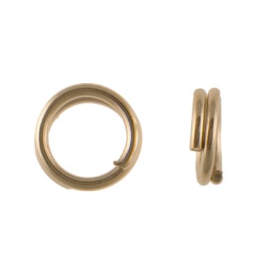 6.5mm Splitring, Gold Filled (10 Pieces)